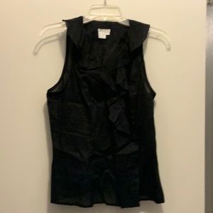 Worth sleeveless linen top